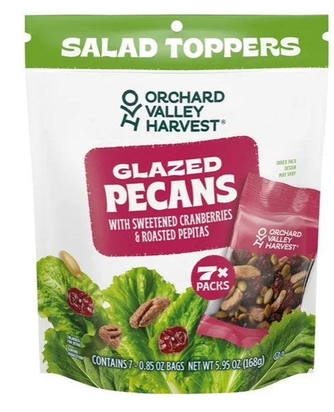 (image for) Pecans Glazed w Swtnd Crnbrries/Roasted Pepitas Salad Topper 7/.85oz